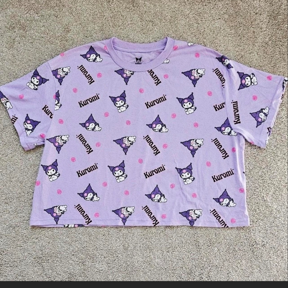 KUROMI Sanrio Cropped Tee XL